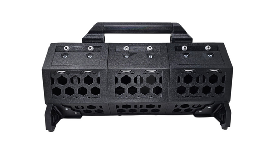 The Bonsai Wire Condo - U1K-XL - Holds Six Kilo Spools of Aluminum up to 2 3/8" Wide