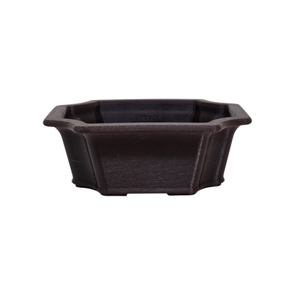 Bonsai Shoes Show Cut Corner Deep Rectangle Training Plastic Pot