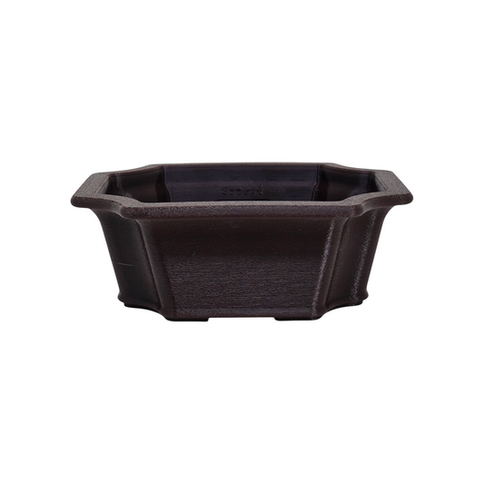 Bonsai Shoes Show Cut Corner Deep Rectangle Training Plastic Pot