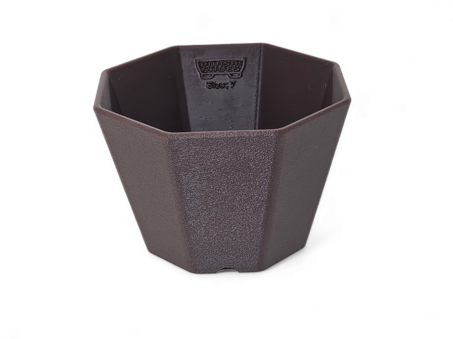 Bonsai Shoes Modern Semi Cascade Octagon Plastic Training Pot