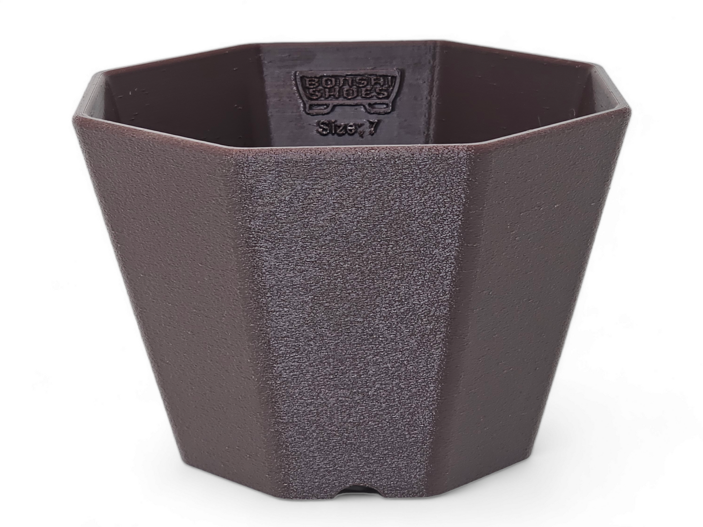 Bonsai Shoes Modern Semi Cascade Octagon Plastic Training Pot