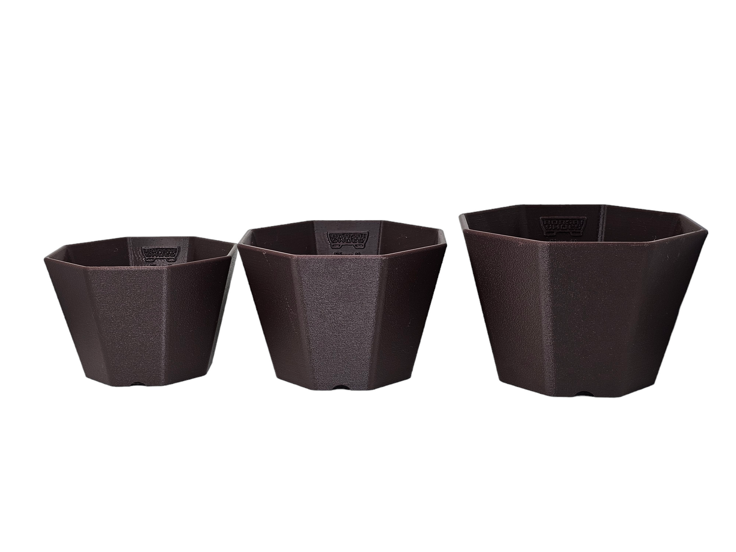 Bonsai Shoes Modern Semi Cascade Octagon Plastic Training Pot