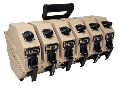 The Wire Condo A5 Wire Caddy with Handle in Sandy Desert color