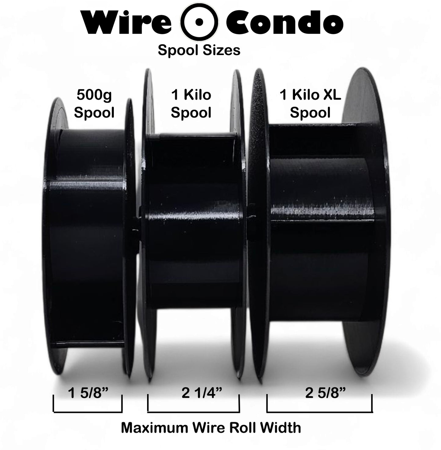 The Bonsai Wire Condo - U1K-XL - Holds Six Kilo Spools of Aluminum up to 2 3/8" Wide