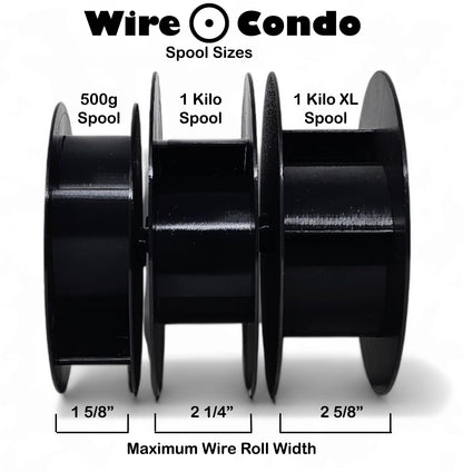 The Bonsai Wire Condo - U1K-XL - Holds Six Kilo Spools of Aluminum up to 2 3/8" Wide