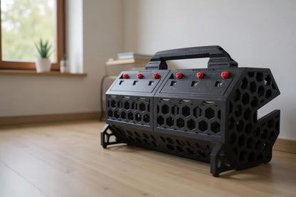 The Bonsai Wire Condo - U1K-XL - Holds Six Kilo Spools of Aluminum up to 2 3/8" Wide