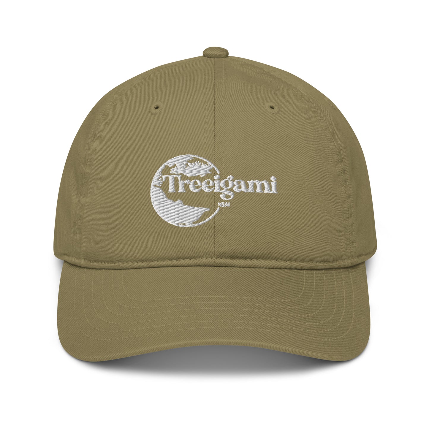 Treeigami Logo Organic dad hat