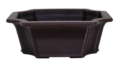 Bonsai Shoes Show Cut Corner Deep Rectangle Training Plastic Pot