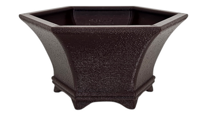 Bonsai Shoes Show Hexagon Semi-Cascade Training Grow Plastic Pot