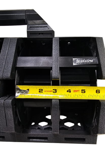 The Bonsai Wire Condo - U1K-XL - Holds Six Kilo Spools of Aluminum up to 2 3/8" Wide