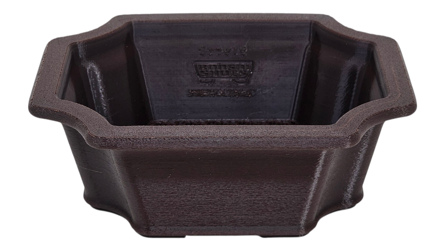 Bonsai Shoes Show Cut Corner Deep Rectangle Training Plastic Pot