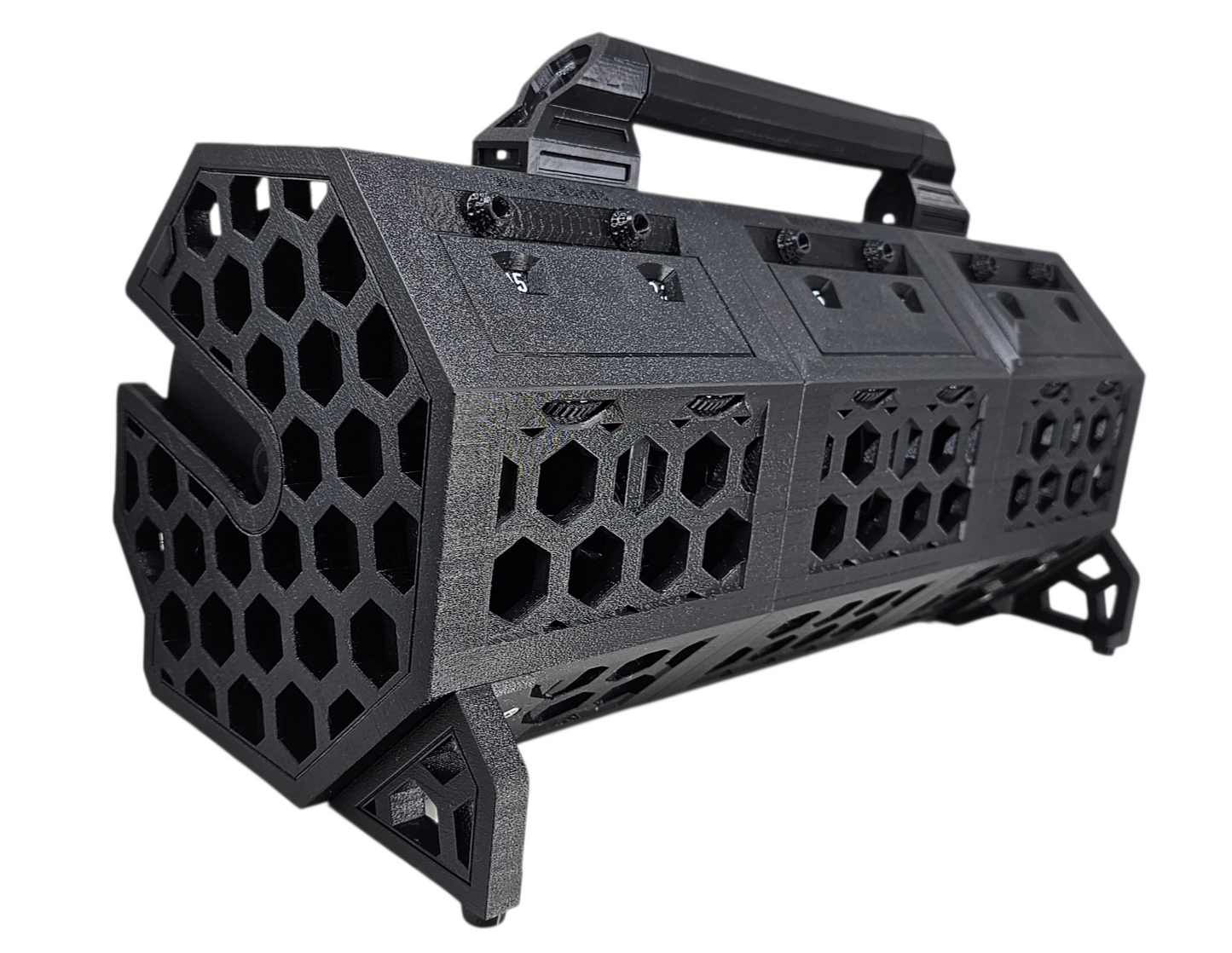 The Bonsai Wire Condo - U1K-XL - Holds Six Kilo Spools of Aluminum up to 2 3/8" Wide