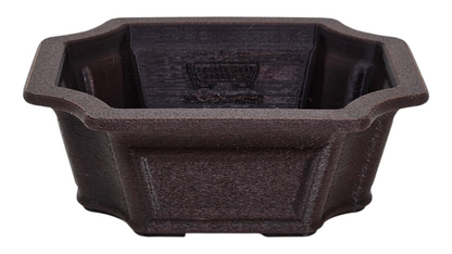 Bonsai Shoes Show Cut Corner Deep Windowed Rectangle Growing Plastic Pot