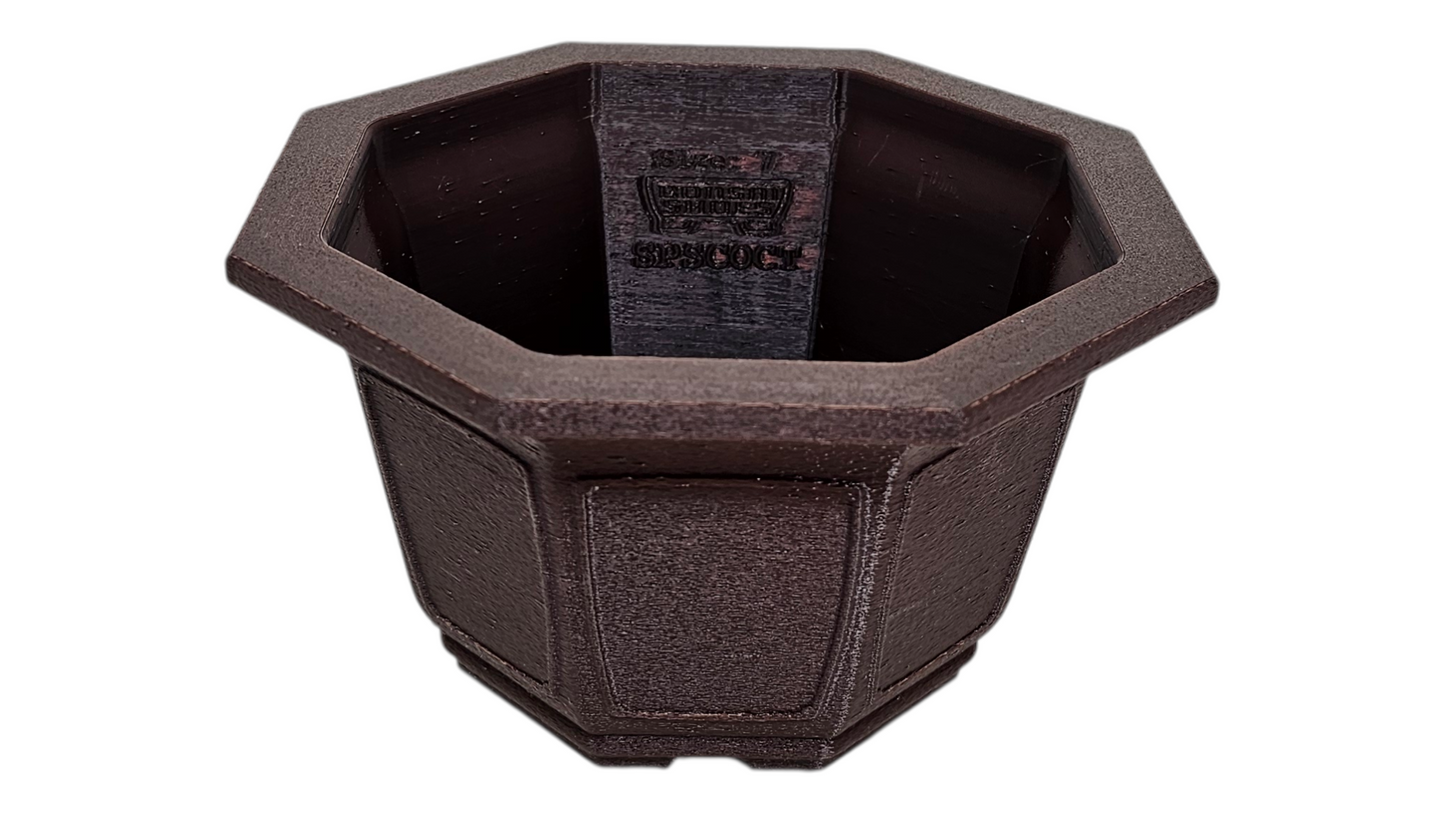 Bonsai Shoes Show Octagon Semi-Cascade Training Grow Plastic Pot