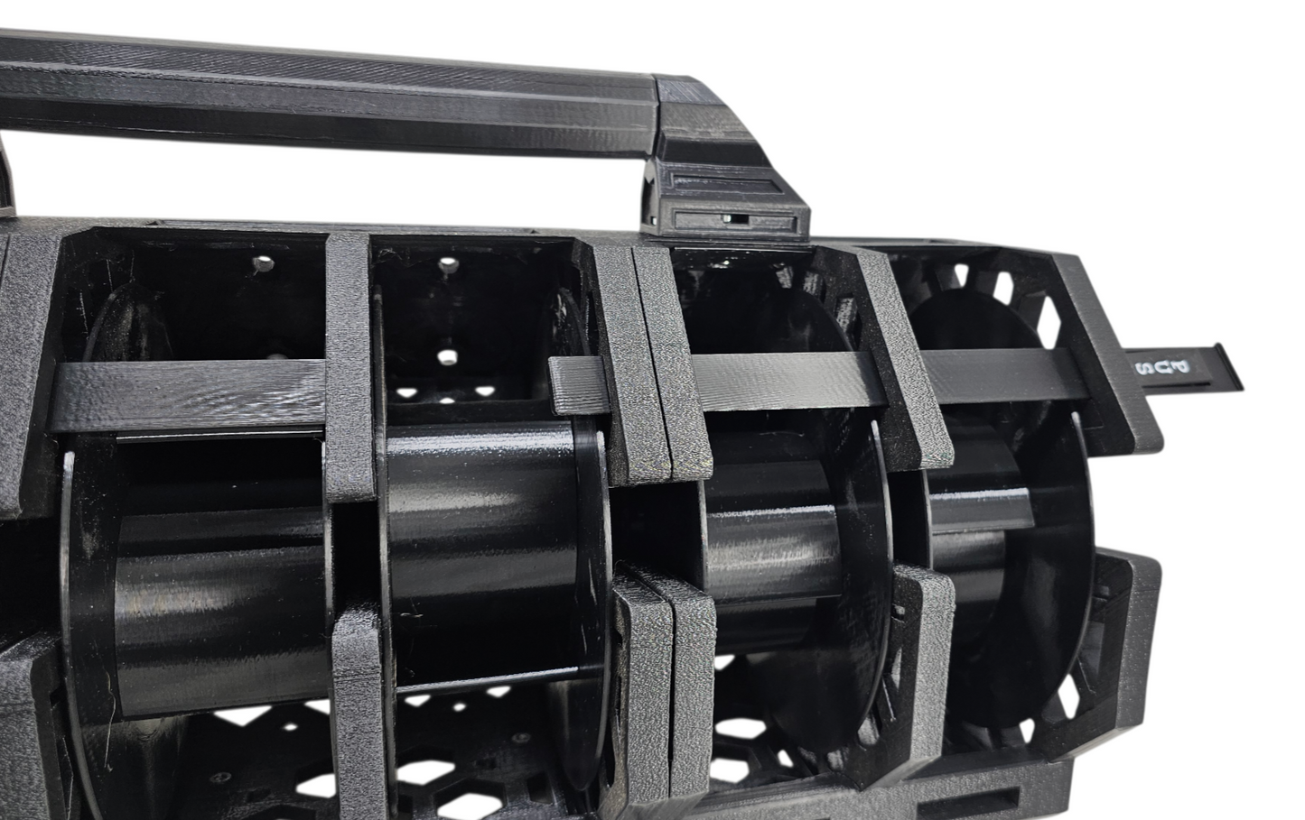 The Bonsai Wire Condo - U1K-XL - Holds Six Kilo Spools of Aluminum up to 2 3/8" Wide