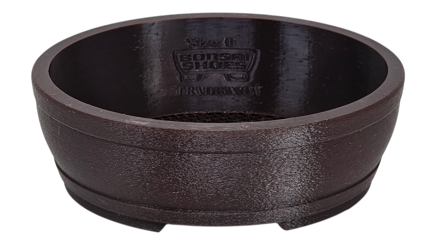 Bonsai Shoes Traditional Banded Oval Training Grow Plastic Pot